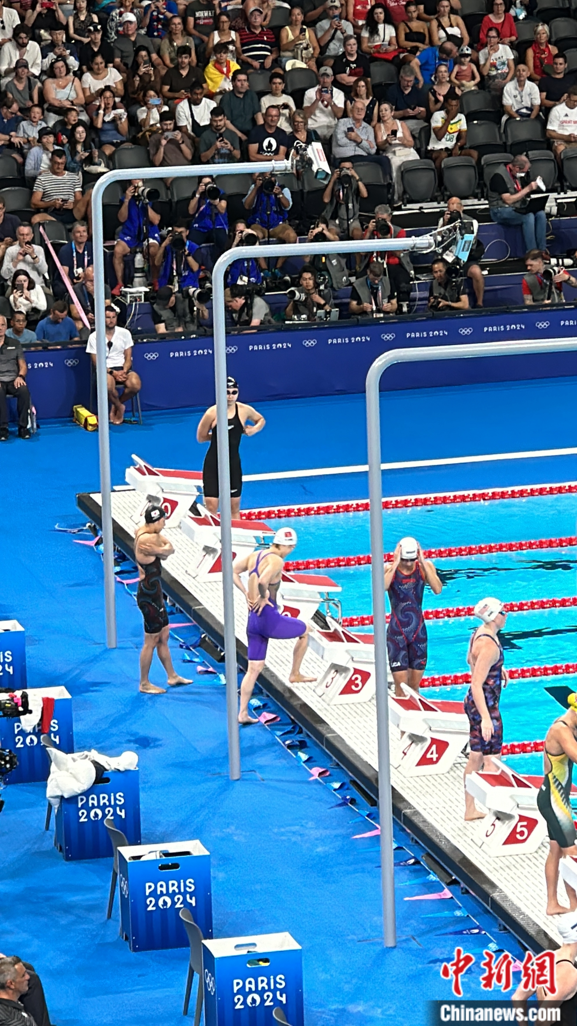 叶诗文在巴黎奥运会女子200米蛙泳预赛中以第4名